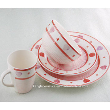 Ensemble de dîner luxueux en porcelaine fine